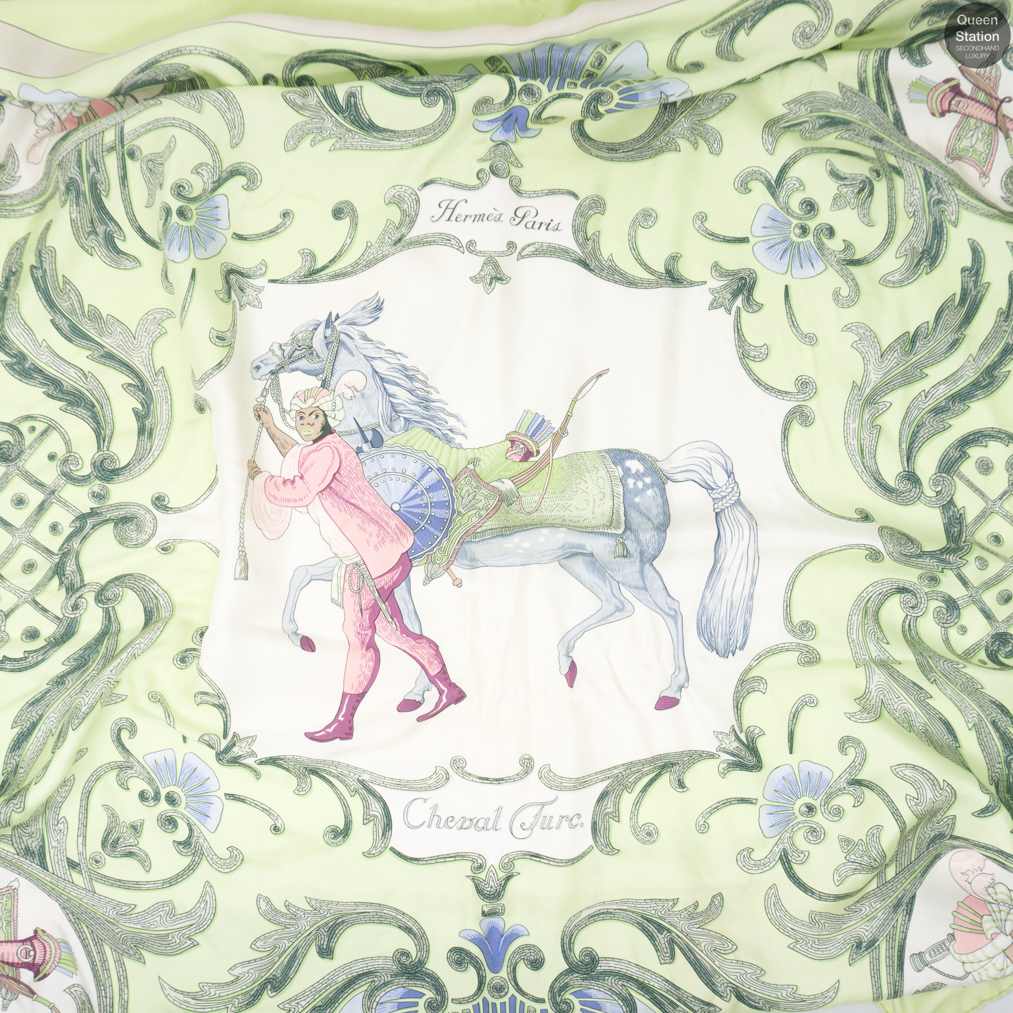Silk Scarf 90 Cheval Turc