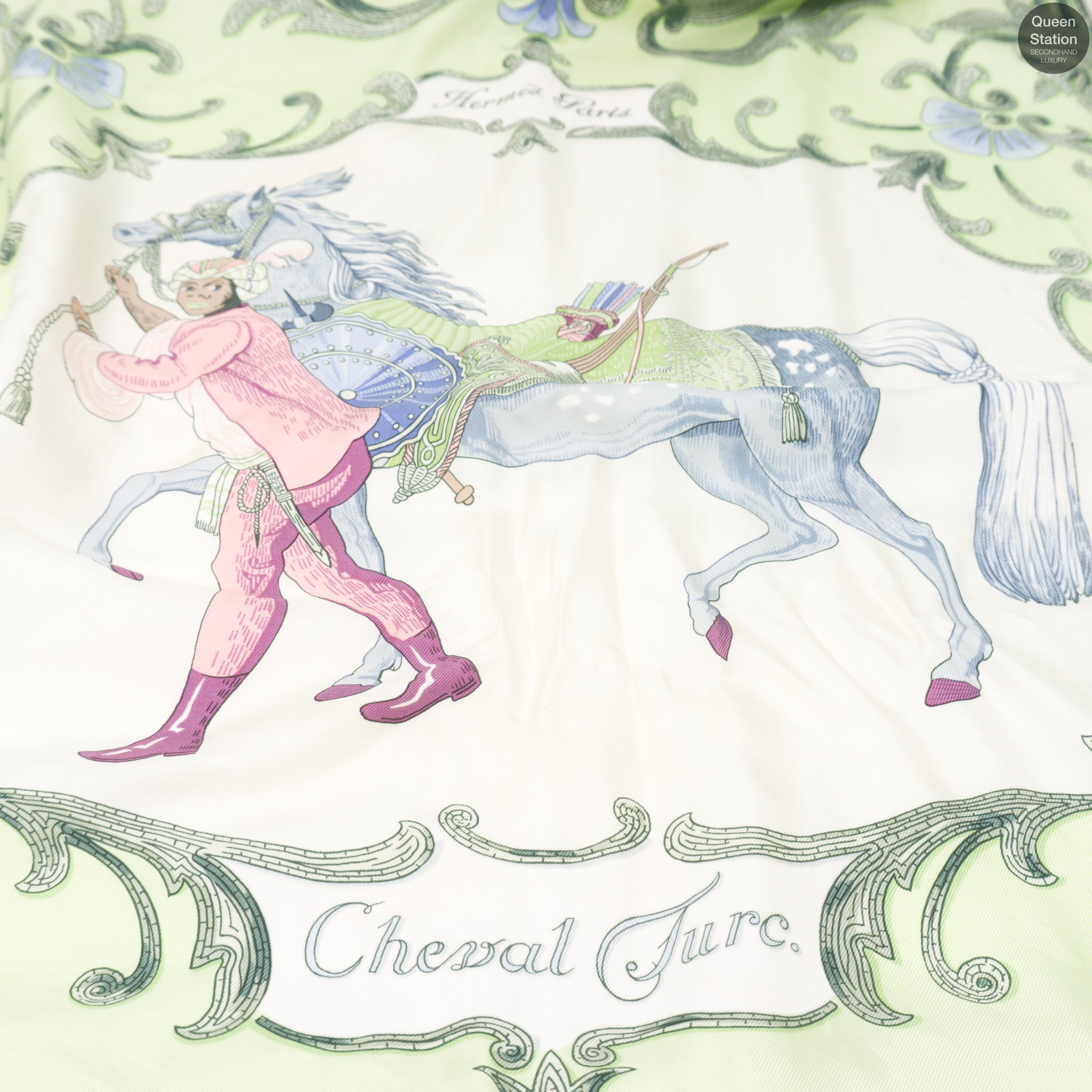 Silk Scarf 90 Cheval Turc