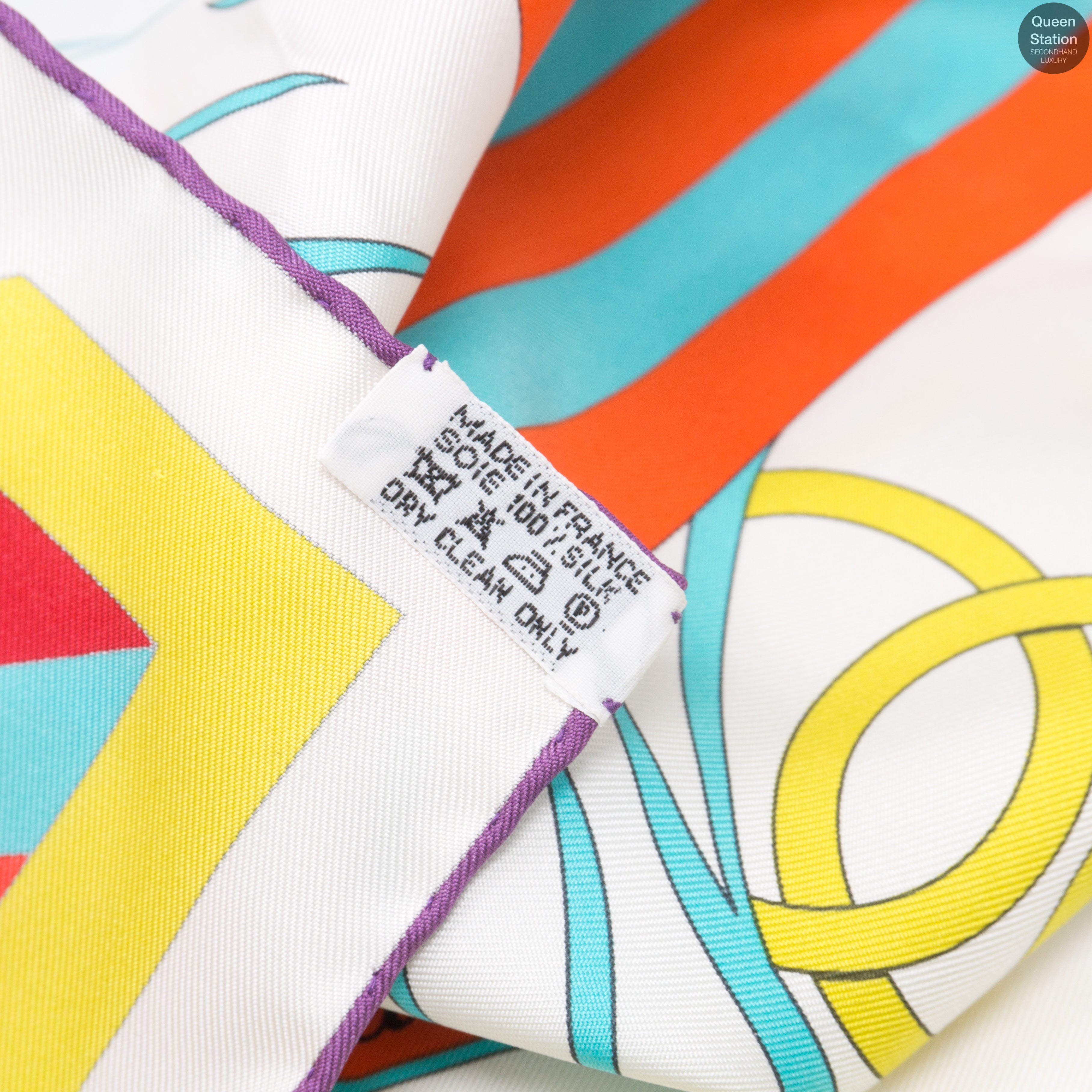 Silk Scarf 90 Les Teux d'Hermes