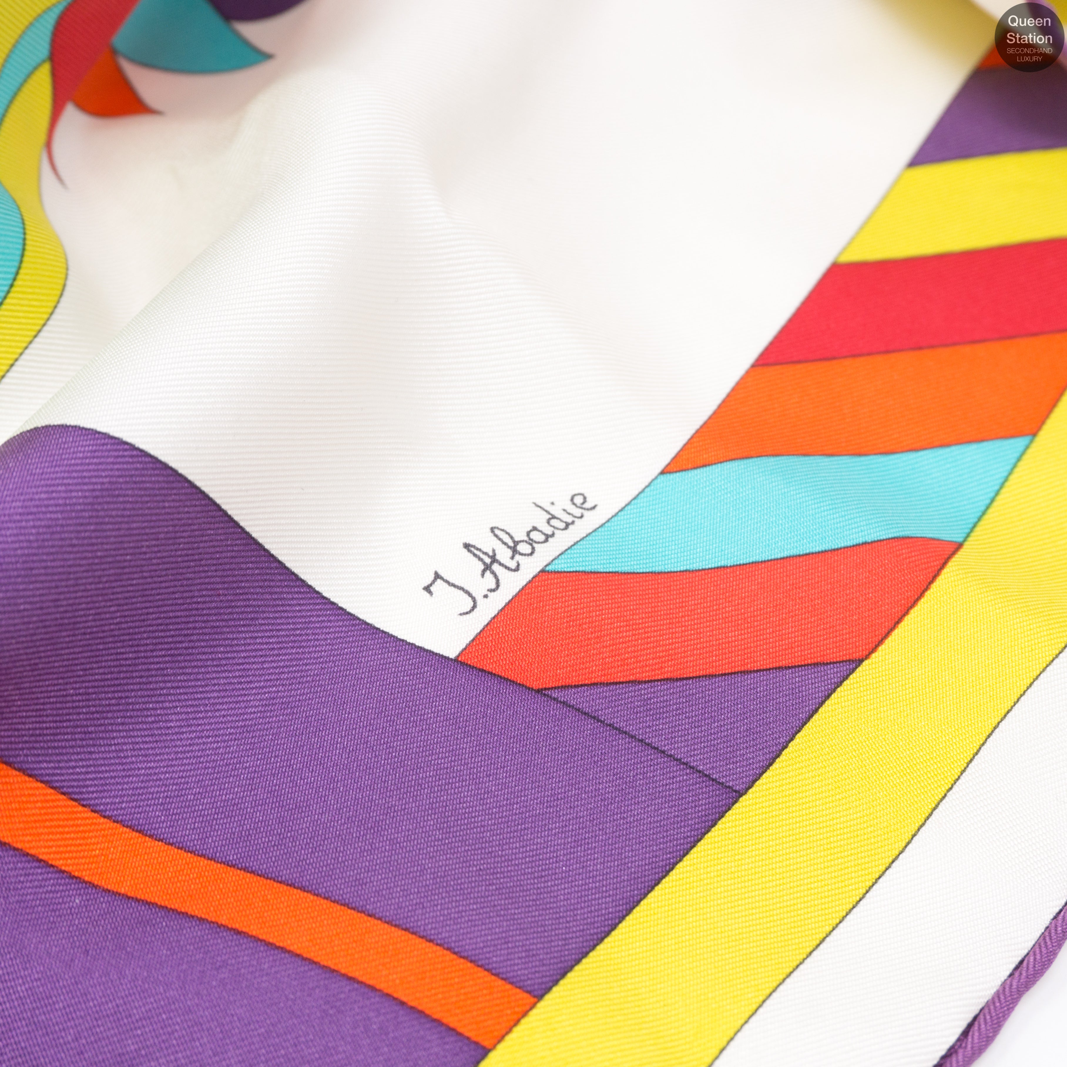 Silk Scarf 90 Les Teux d'Hermes