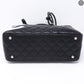 Cambon Bowler Quilted Leather Black