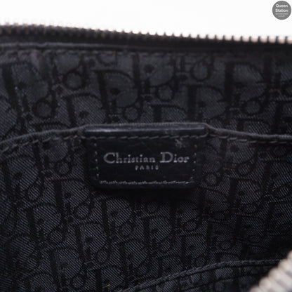 D Charms Black Leather Pochette