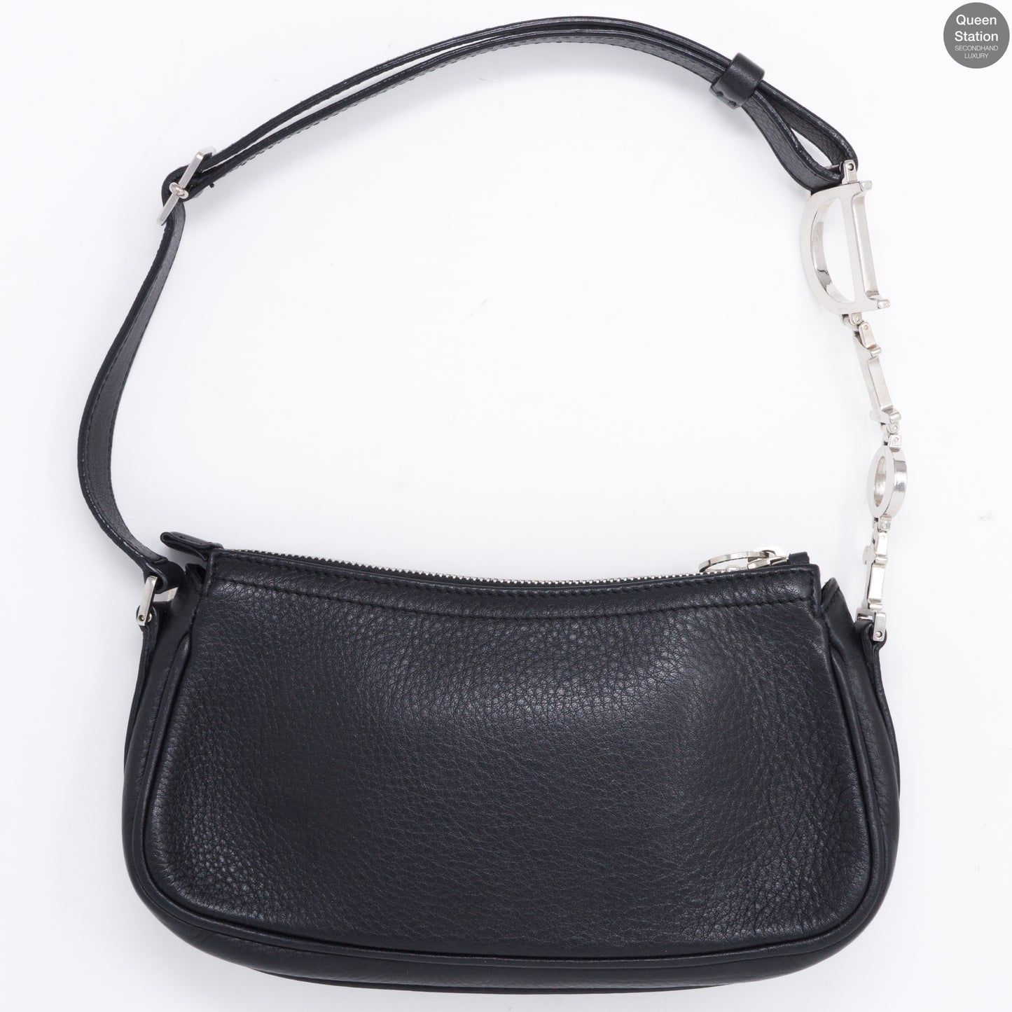 Christian Dior Leather Charms Pochette - Black Shoulder Bags, Handbags -  CHR216023