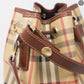 Haymarket Coated Canvas Bucket Bag