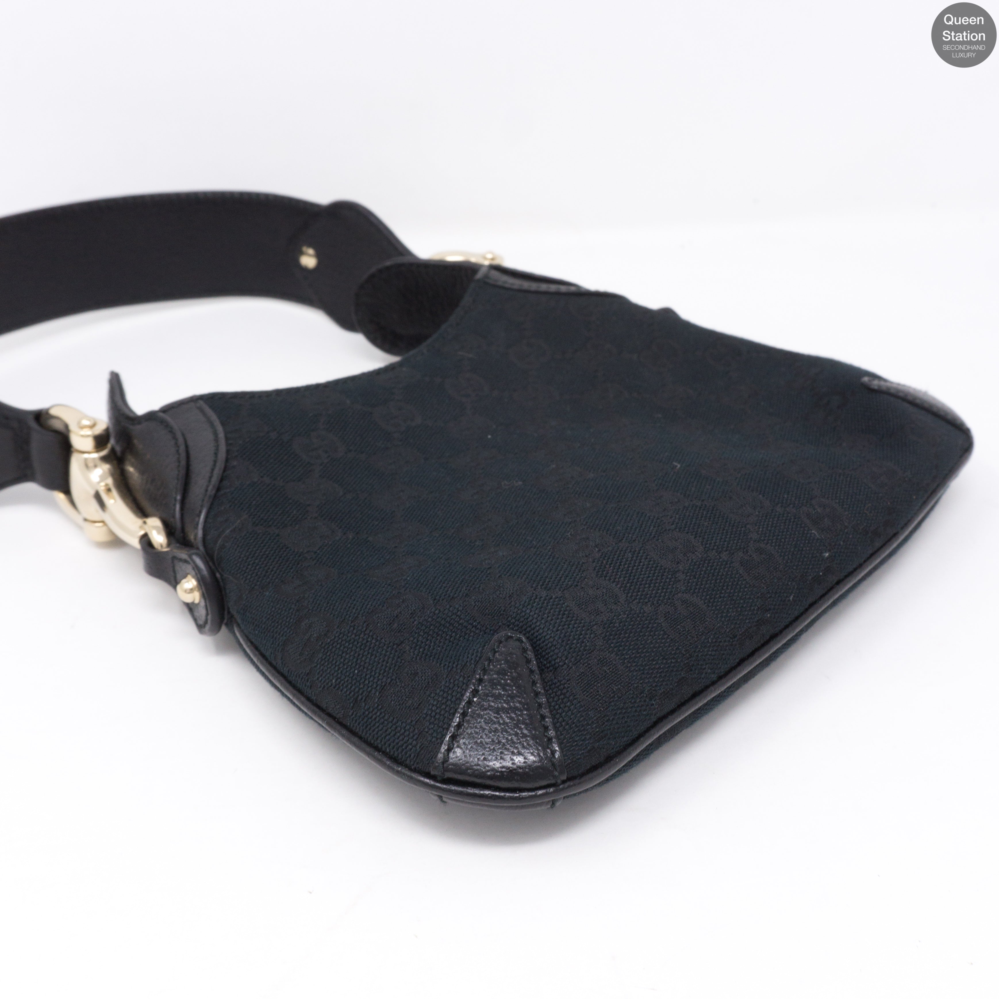 Guccissima GG Canvas Mini Horsebit Shoulder Bag