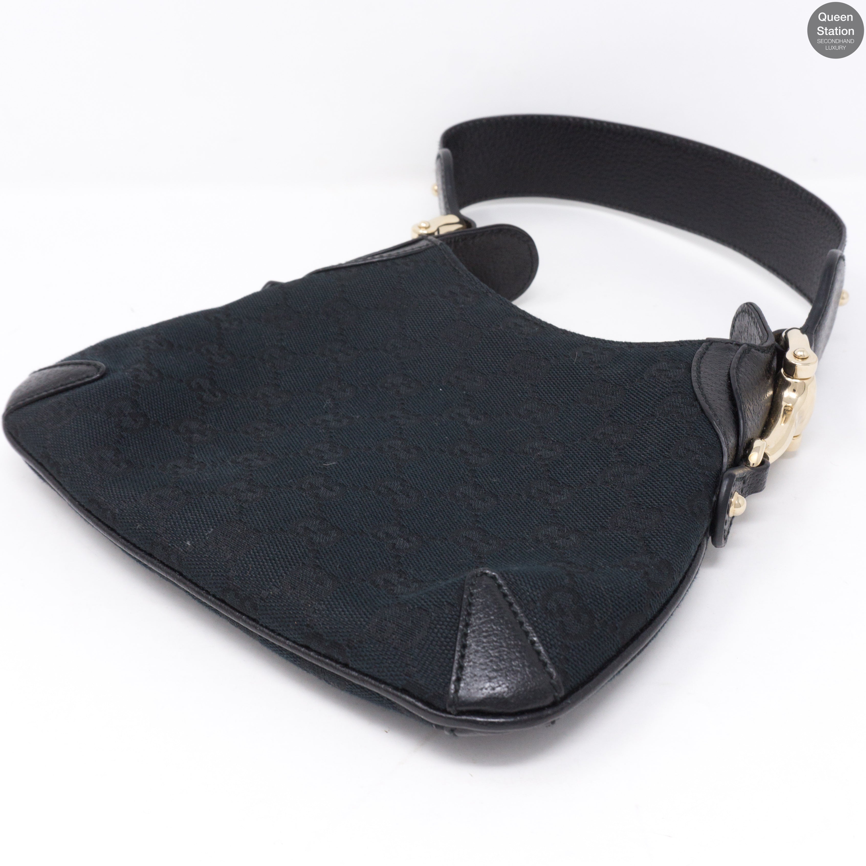 Guccissima GG Canvas Mini Horsebit Shoulder Bag