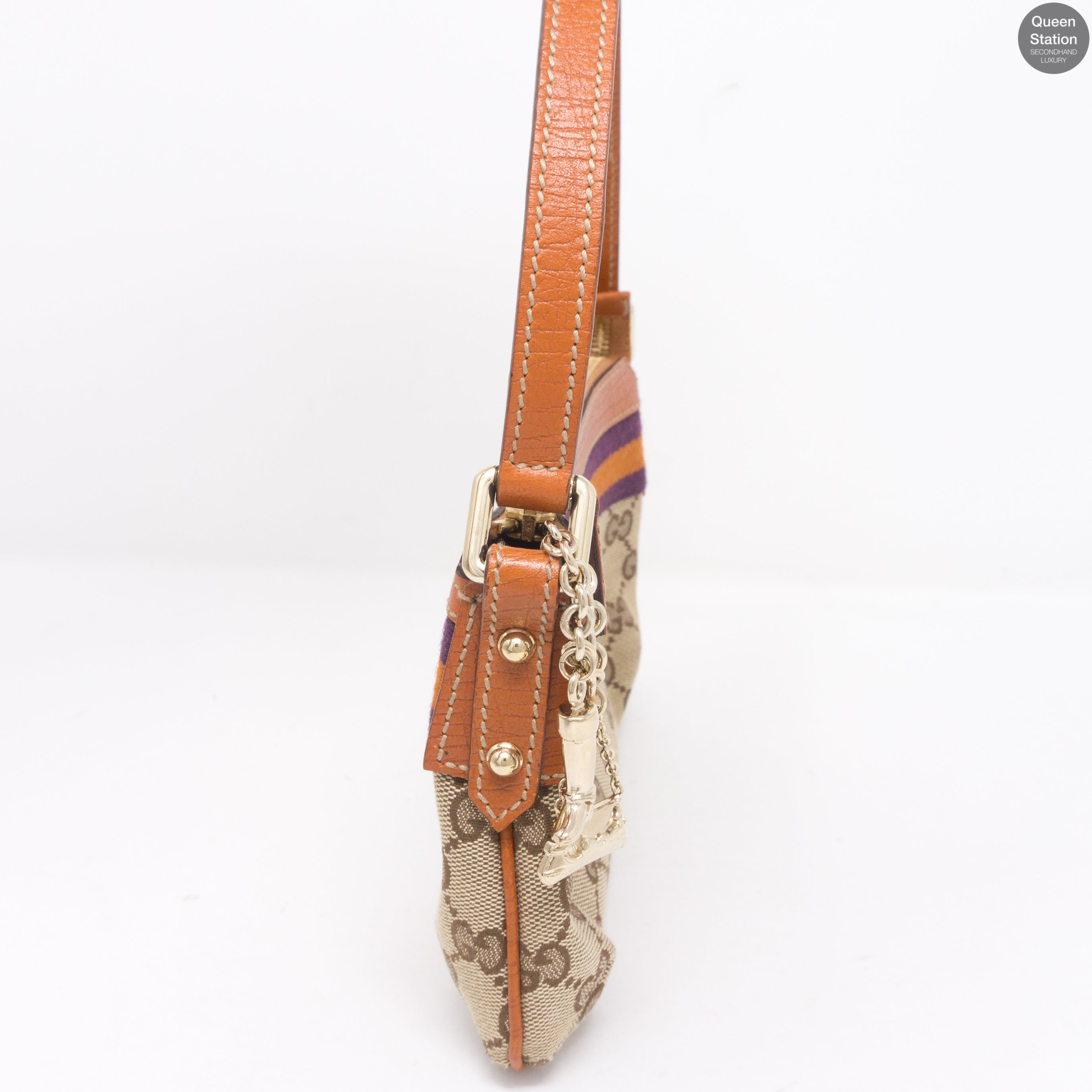 GG Monogram Canvas Charms Pochette