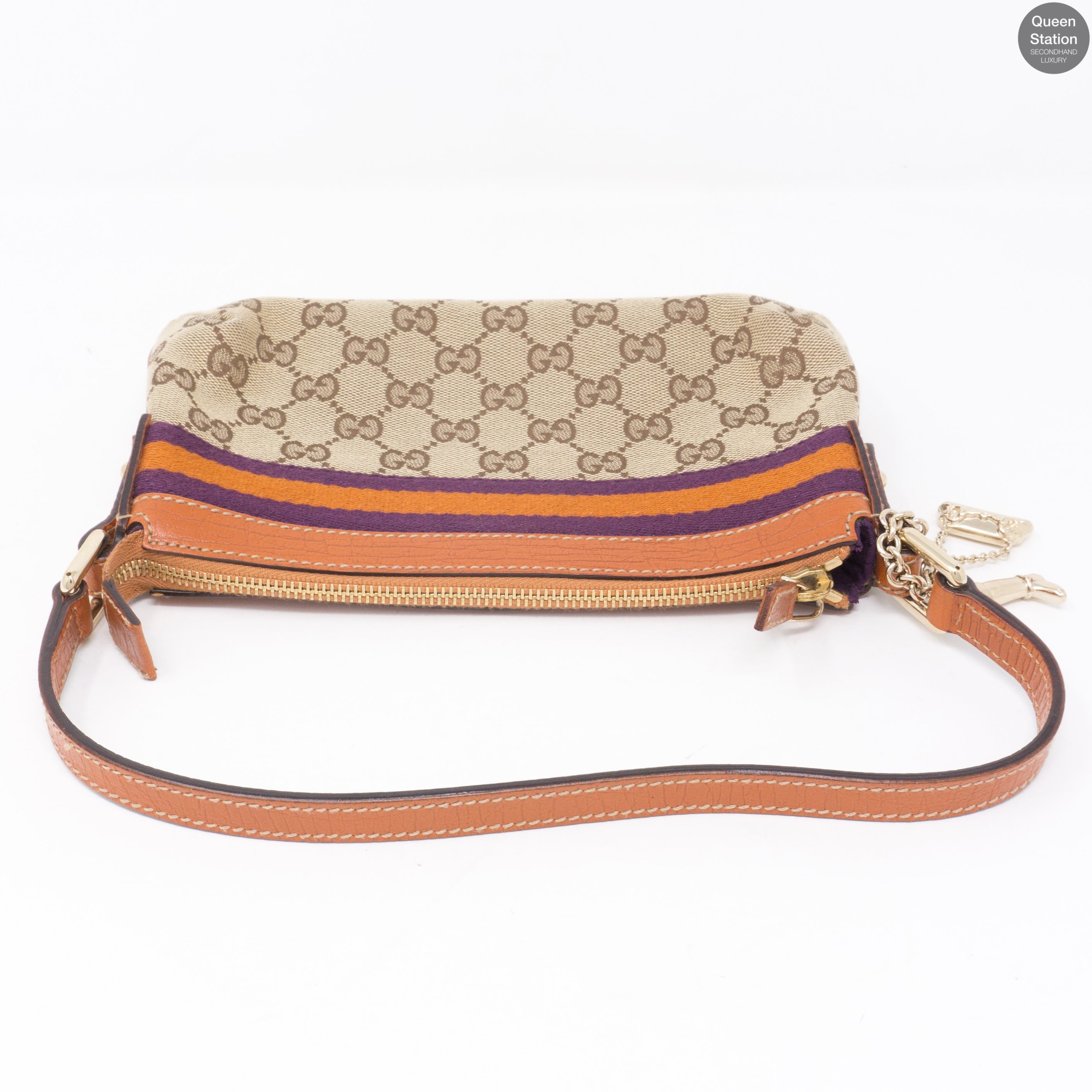 GG Monogram Canvas Charms Pochette