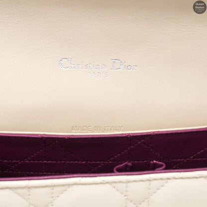 Miss Dior Medium Beige Leather Long Chain