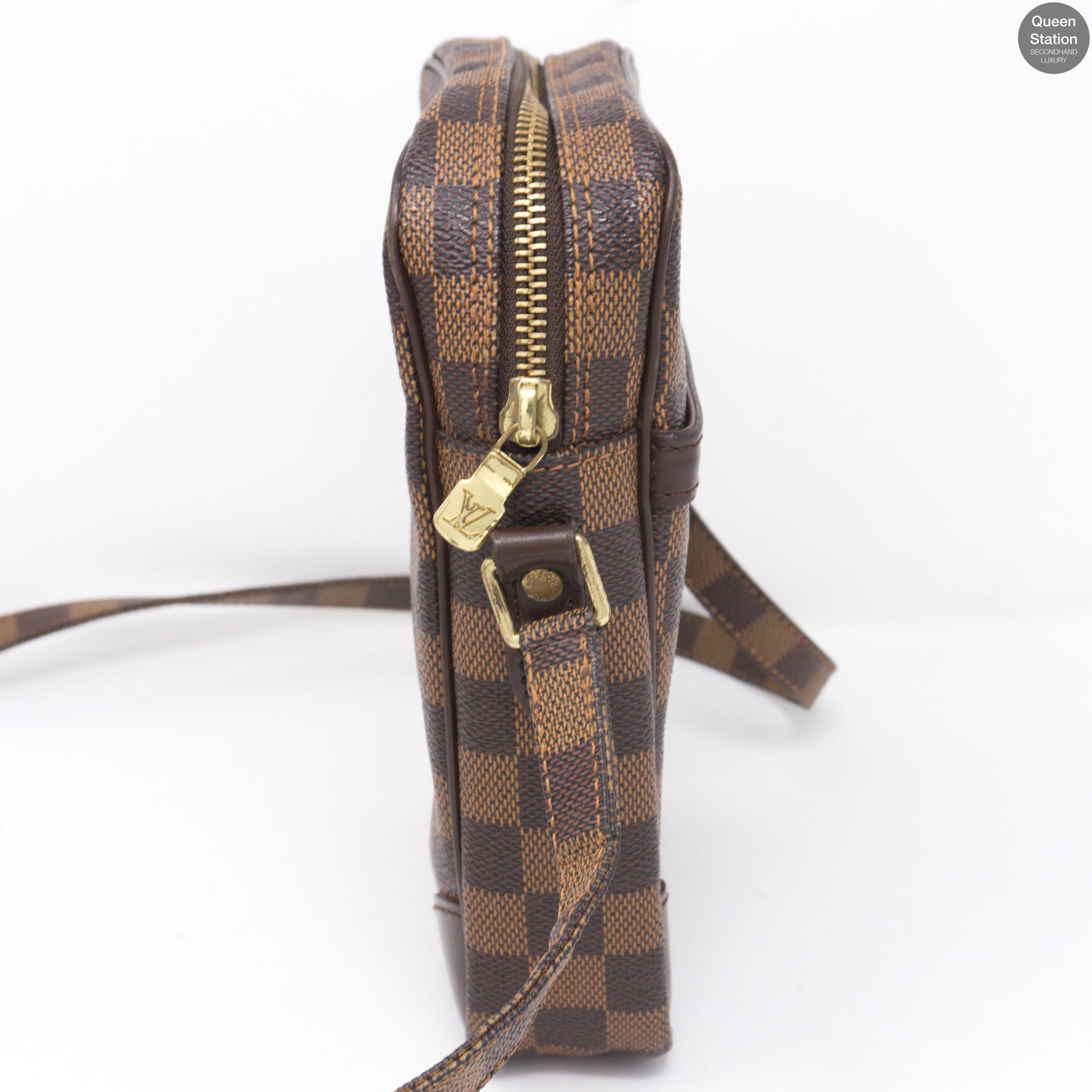 Louis Vuitton Damier Ebene Danube Crossbody Bag 4lv1018a
