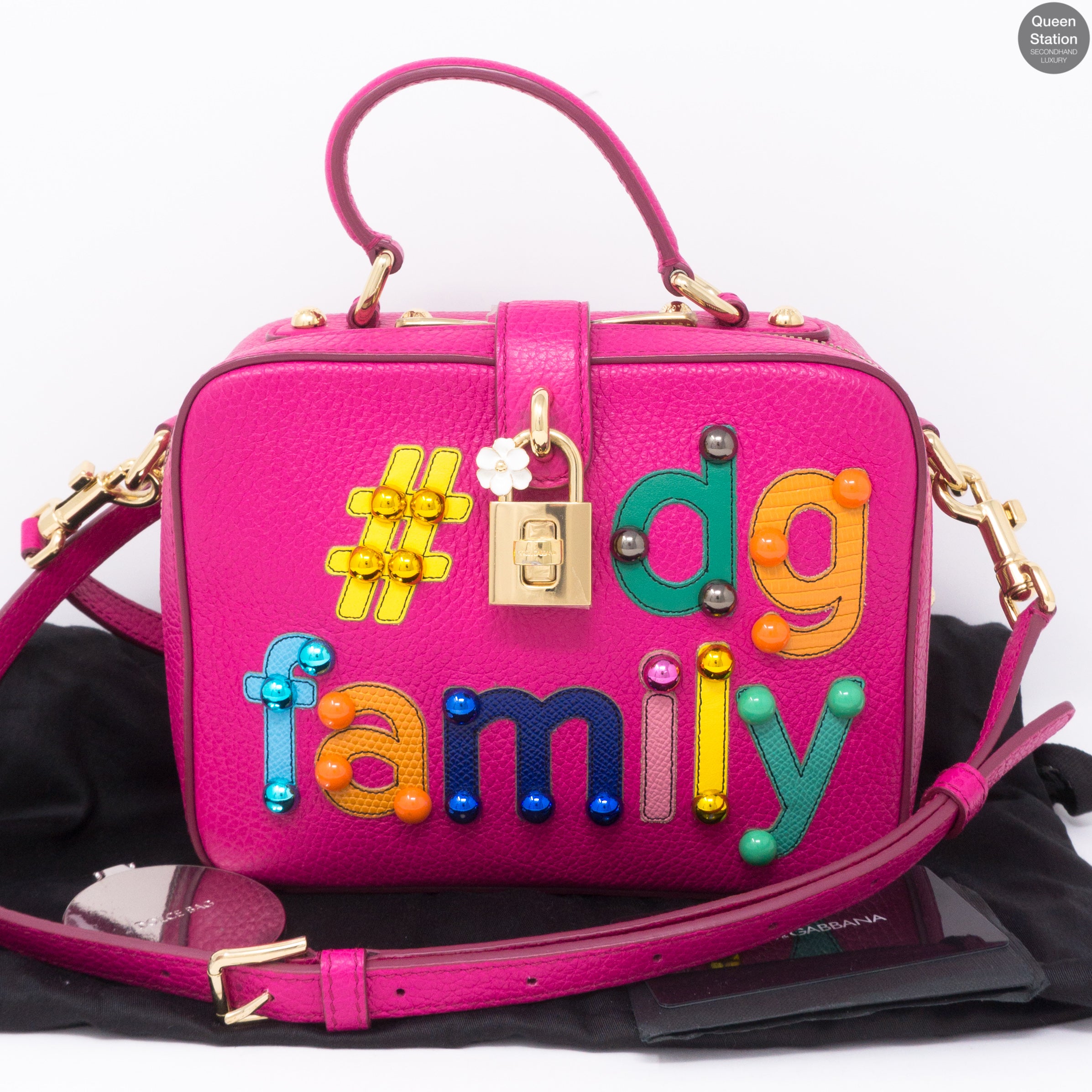 Dolce Box #dgfamily Pink Leather