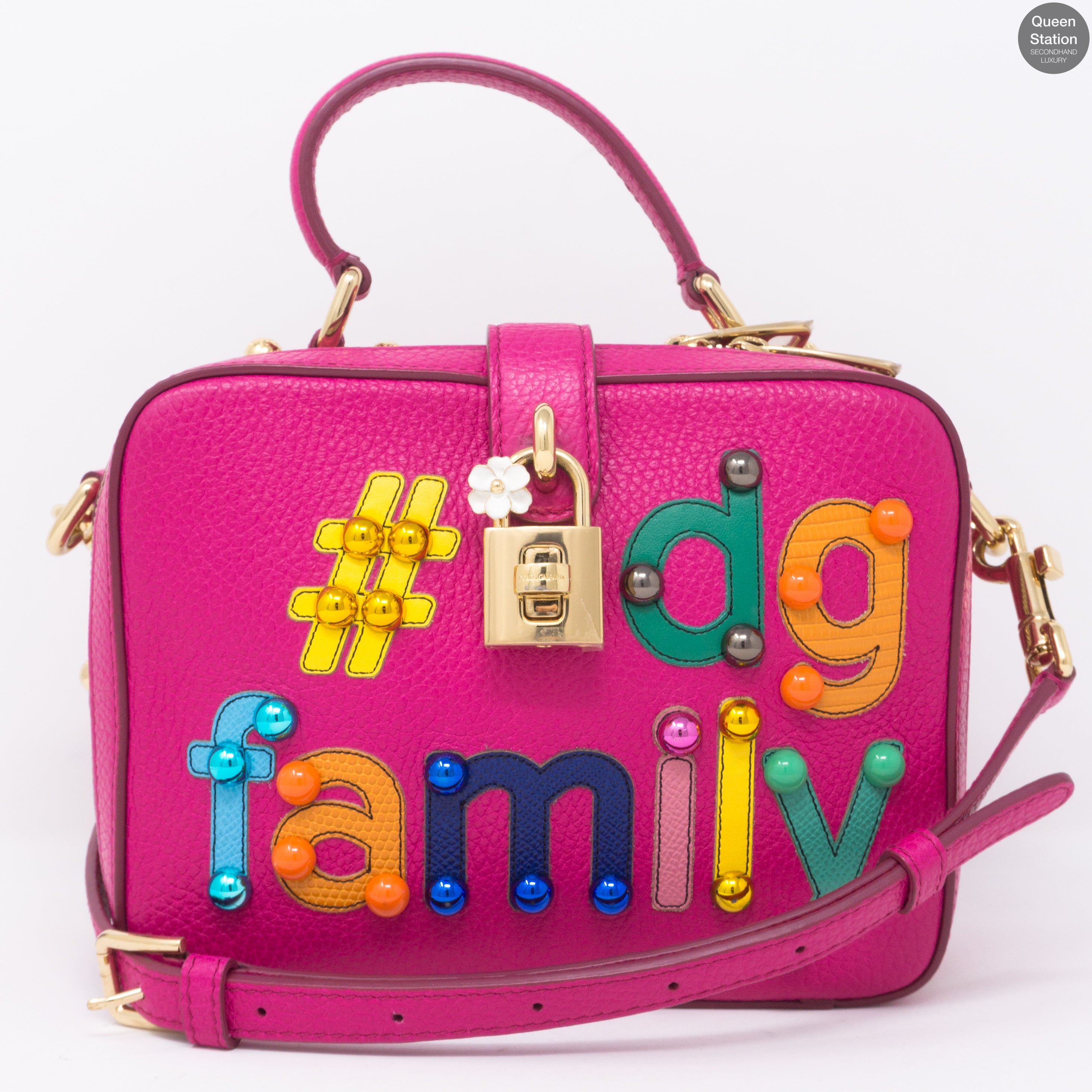 Dolce Box #dgfamily Pink Leather