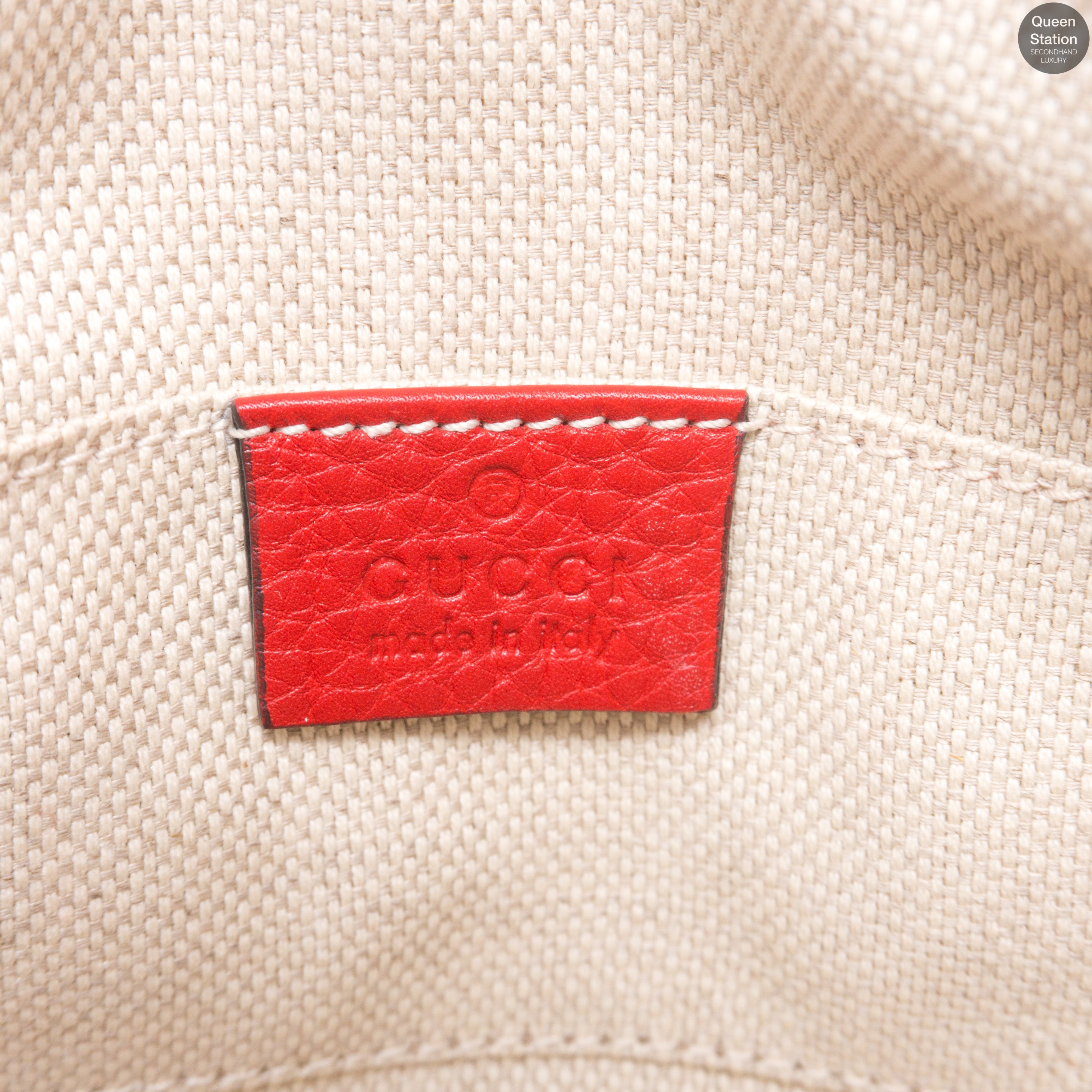Soho Mini Chain Bag Red Leather