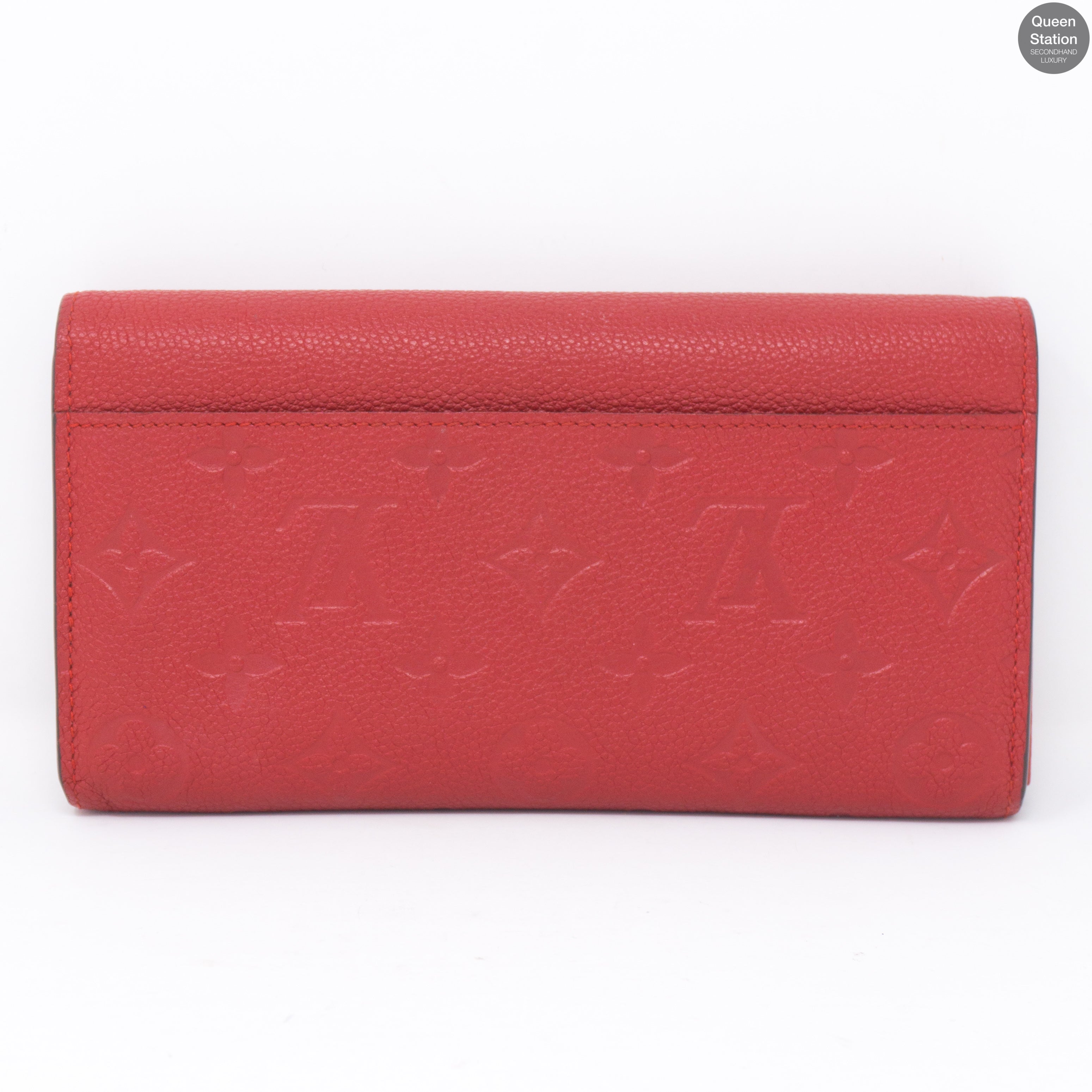 Sarah Wallet Scarlet Monogram Empreinte