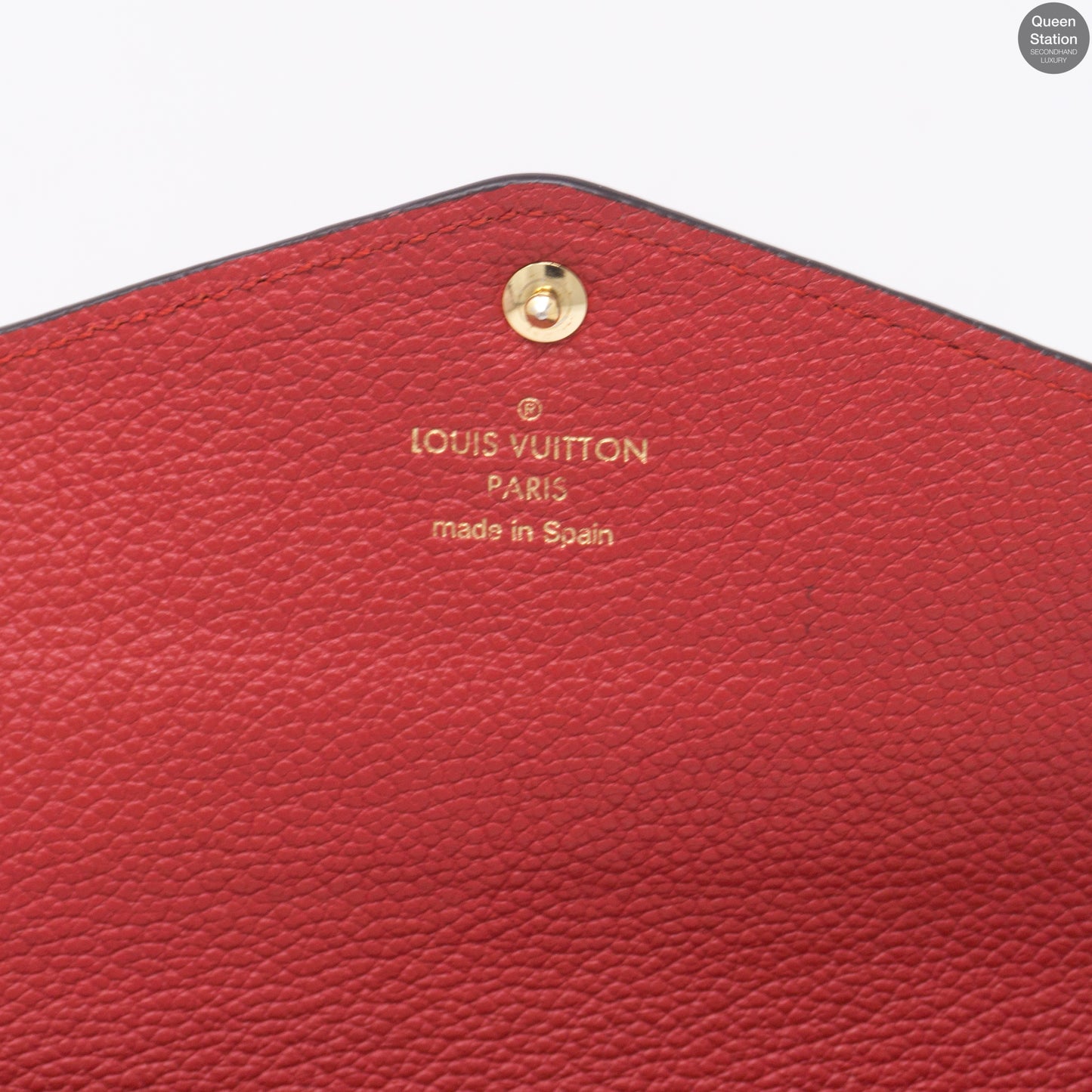 Sarah Wallet Scarlet Monogram Empreinte