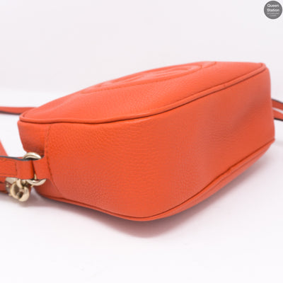 Disco Soho Orange Leather Bag