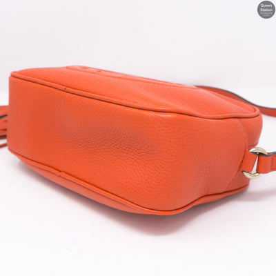 Disco Soho Orange Leather Bag