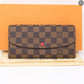 Emilie Wallet Damier Ebene Red