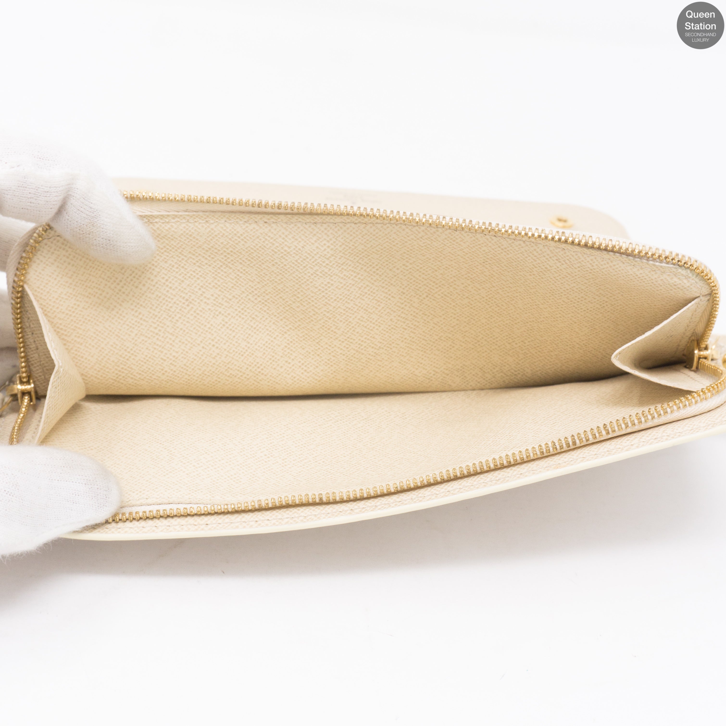 Insolite Wallet	Damier Azur