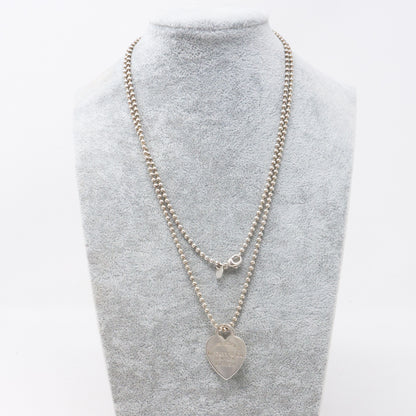 Sterling Silver Heart Pendant Necklace