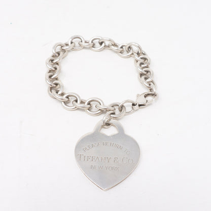 Sterling Silver Heart Bracelet