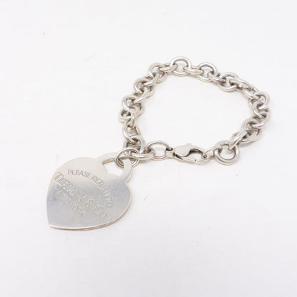 Sterling Silver Heart Bracelet