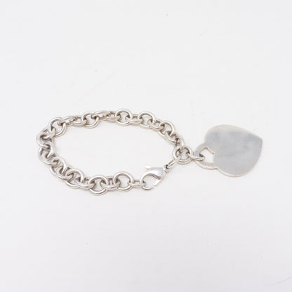 Sterling Silver Heart Bracelet