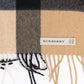 Large Classic Cashmere Scarf In Check
