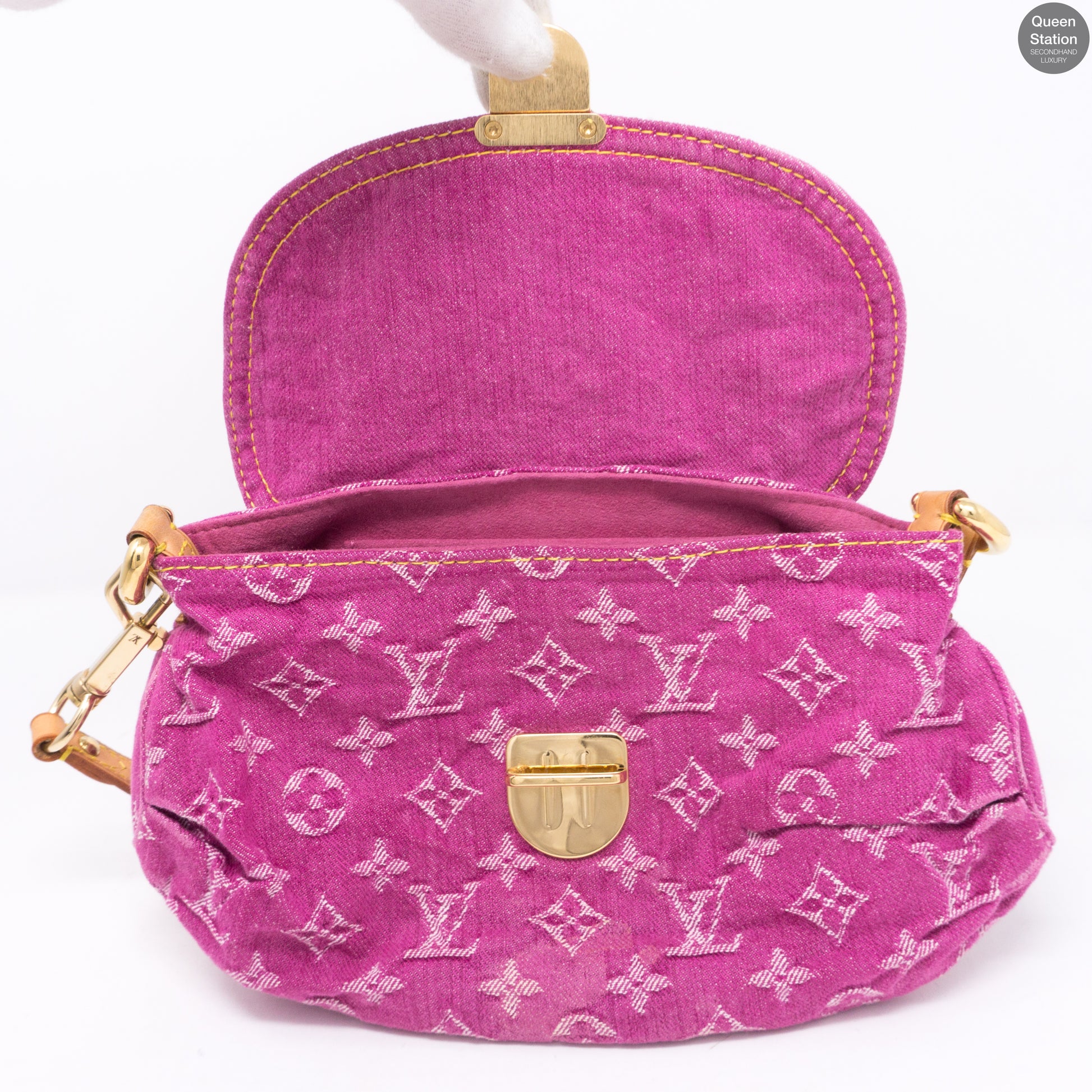 Louis Vuitton – Mini Pleaty Pink Denim – Queen Station