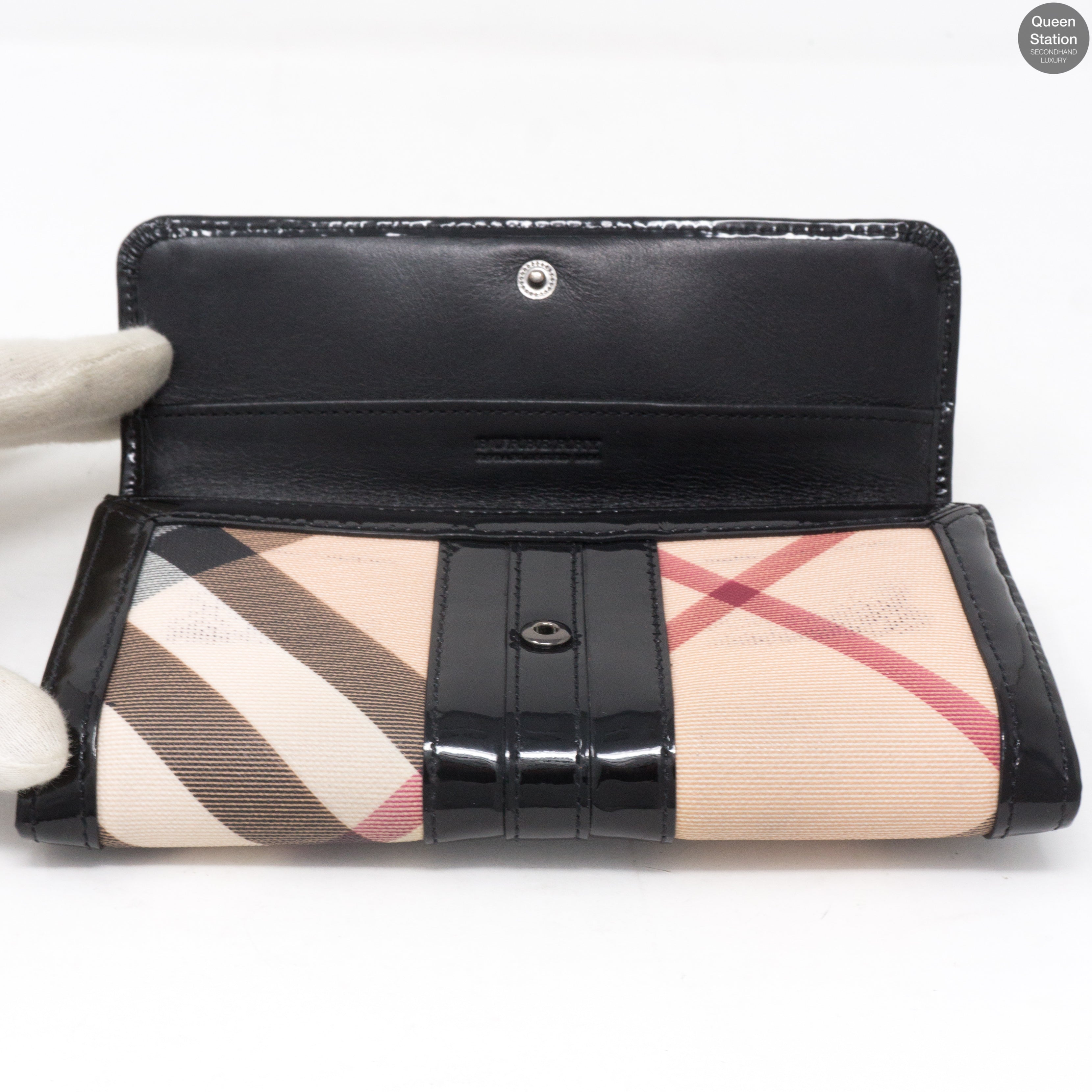 Nova Check Black Wallet