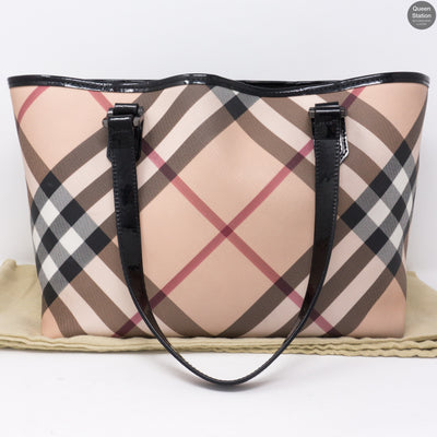 Super Nova Check Nickie Tote With Pouch