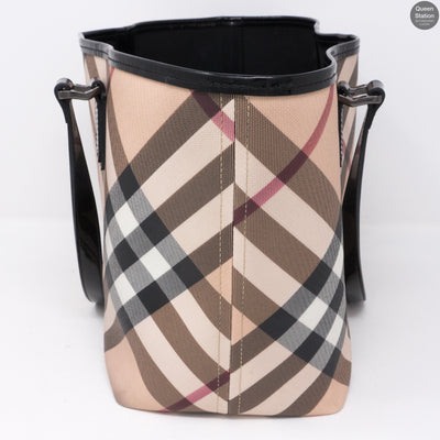 Super Nova Check Nickie Tote With Pouch