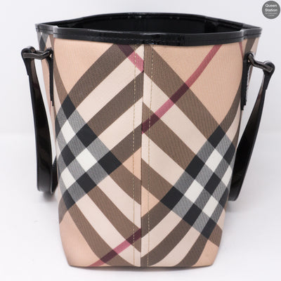 Super Nova Check Nickie Tote With Pouch