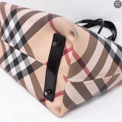 Super Nova Check Nickie Tote With Pouch