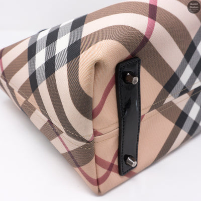 Super Nova Check Nickie Tote With Pouch