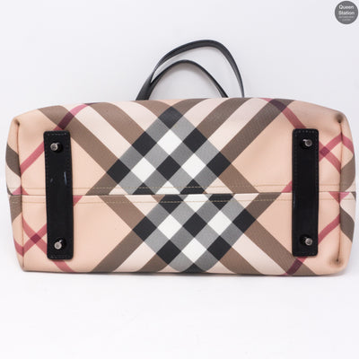 Super Nova Check Nickie Tote With Pouch