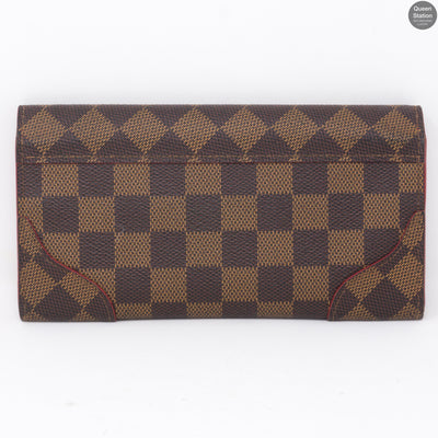 Caissa Wallet Damier Ebene Red