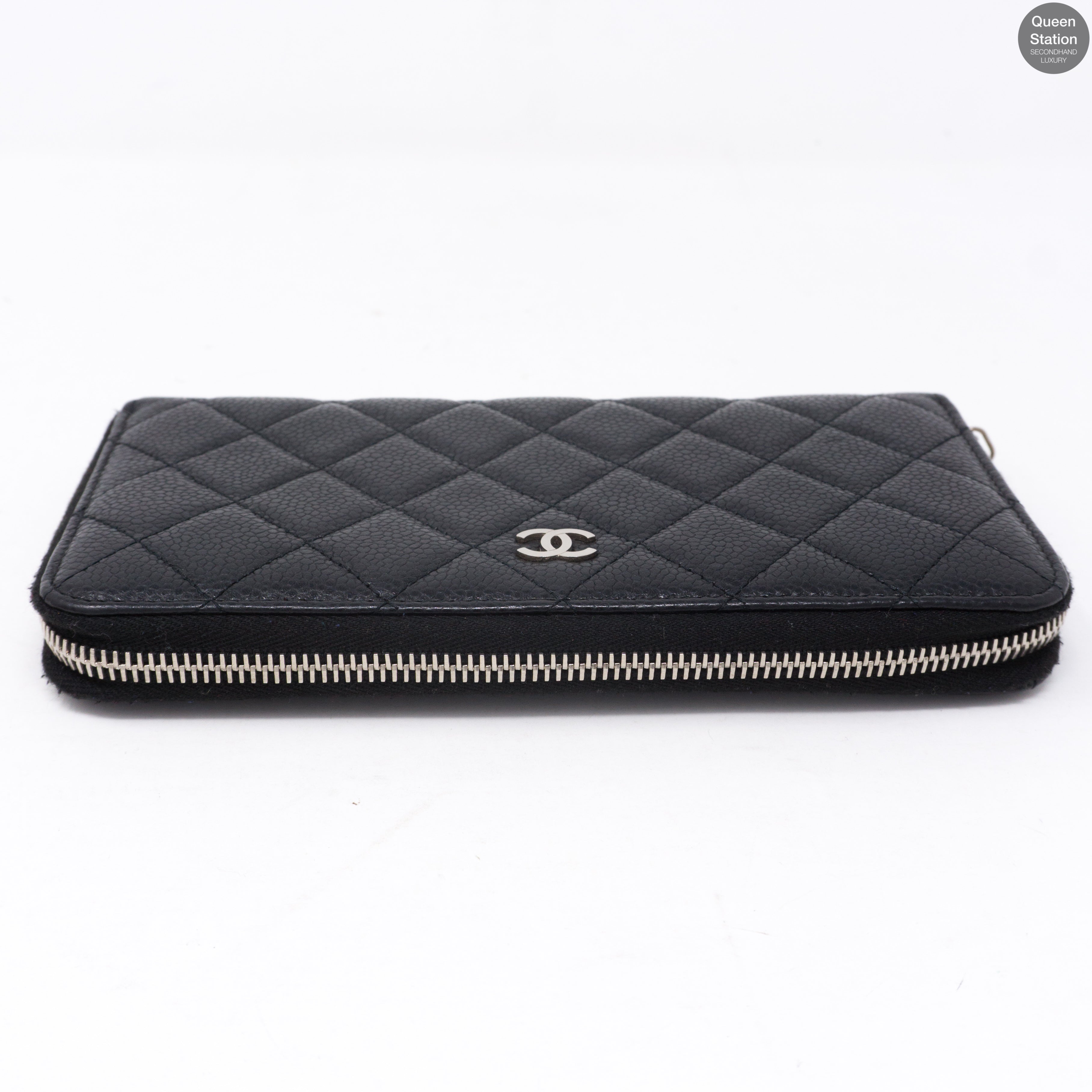Classic Long Zipped Wallet Black