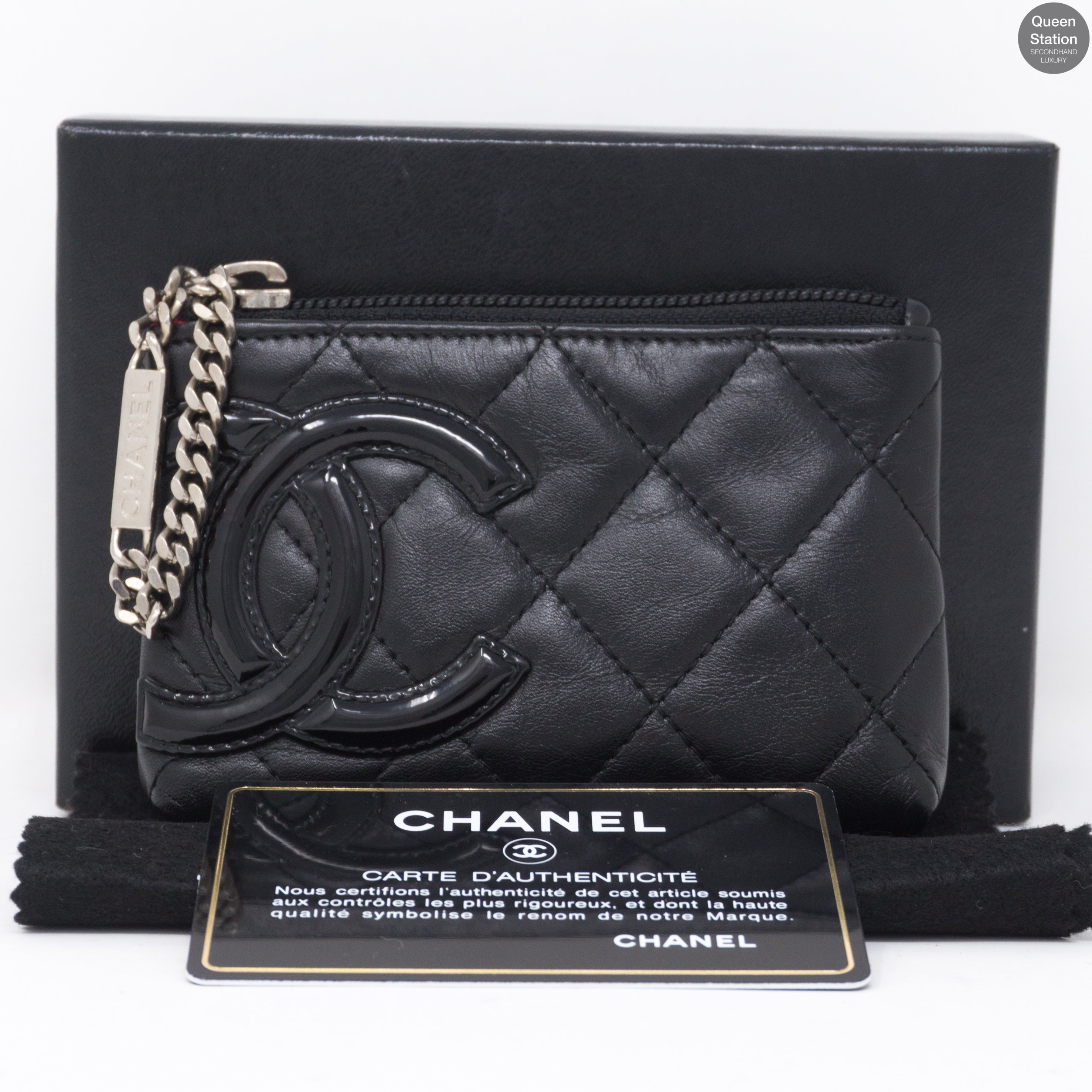 Cambon Leather Key Pouch