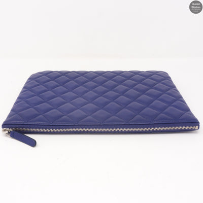 Classic Pouch Purple Lambskin