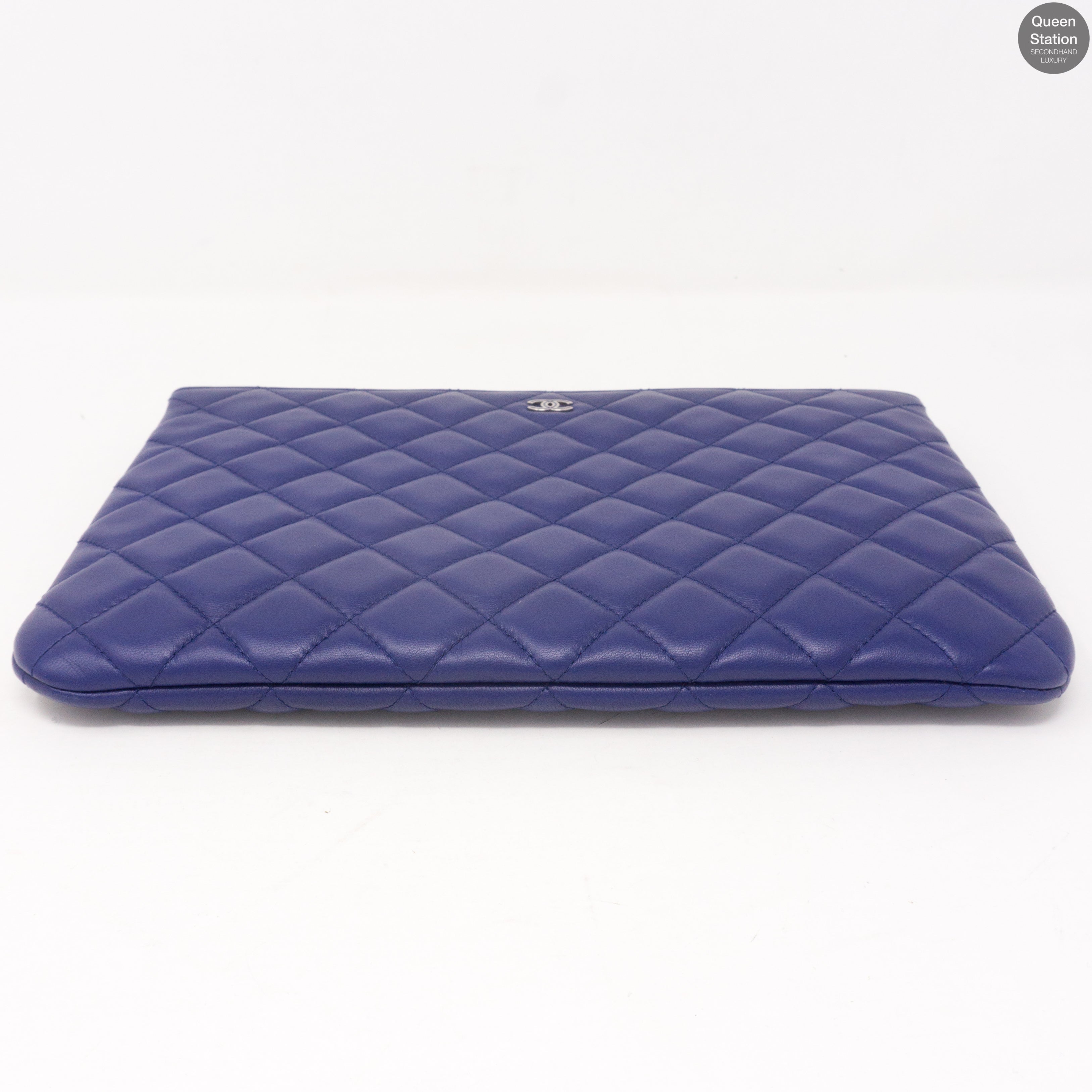 Classic Pouch Purple Lambskin