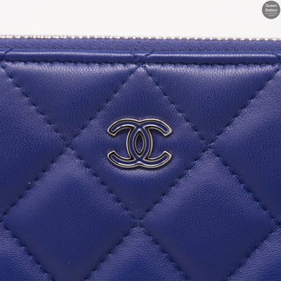 Classic Pouch Purple Lambskin