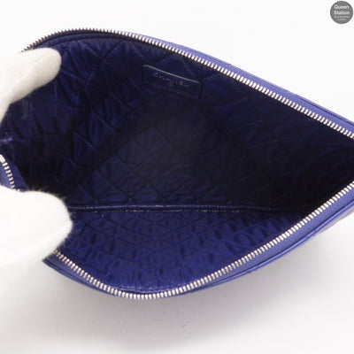 Classic Pouch Purple Lambskin