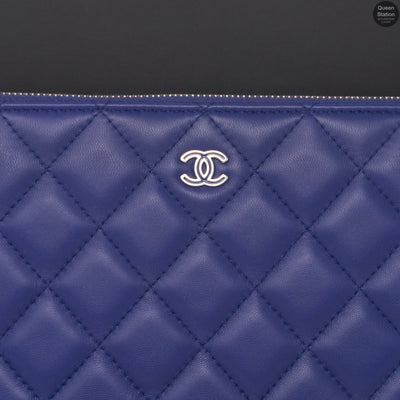 Classic Pouch Purple Lambskin