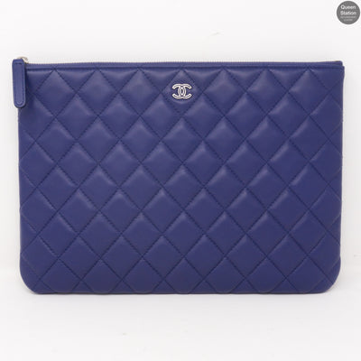 Classic Pouch Purple Lambskin