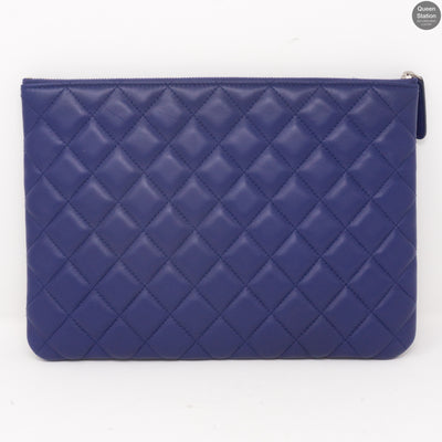 Classic Pouch Purple Lambskin