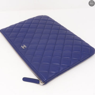 Classic Pouch Purple Lambskin
