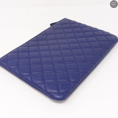 Classic Pouch Purple Lambskin