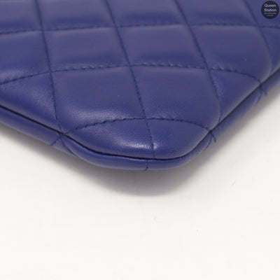 Classic Pouch Purple Lambskin