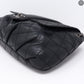 Large Black Leather Messenger Bag